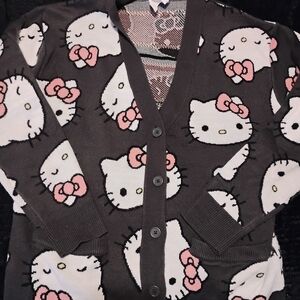 Hello Kitty Cardigan with Pink Bows